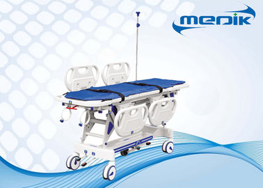 Chariot patient de luxe réglable à transport de taille avec 4 PCs pp Siderail