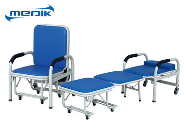 L'hôpital médical durable de chaise pliante accompagnent la chaise de sommeil des roulettes
