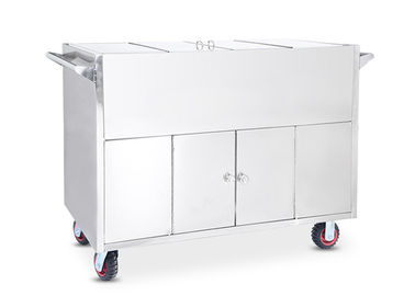 Chariot stérile médical à transport de services d'acier inoxydable pour l'hôpital CSSD