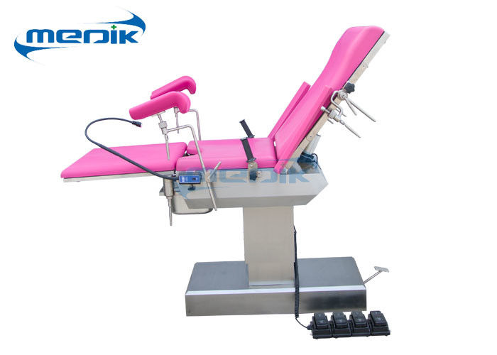 Chaise obstétrique gynécologique électrique de gynécologie de lit avec le commutateur de pied