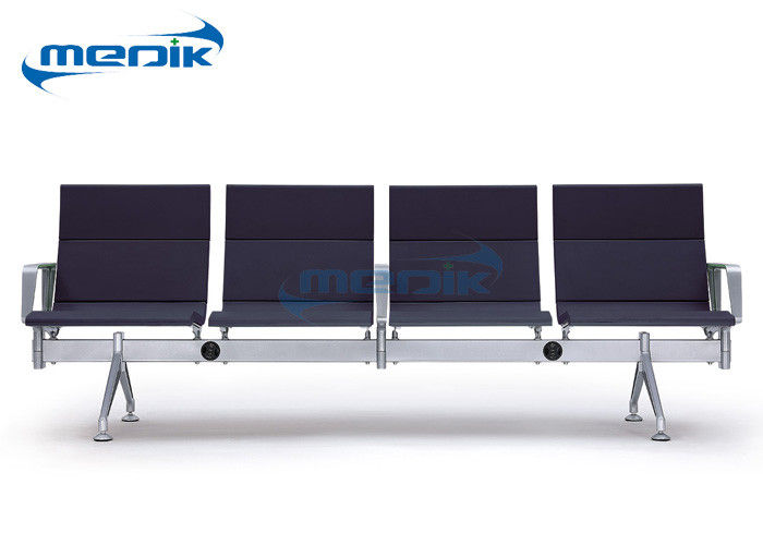 4 chaises de meubles d'hôpital de Seater laminent à froid le cadre en acier pour la clinique