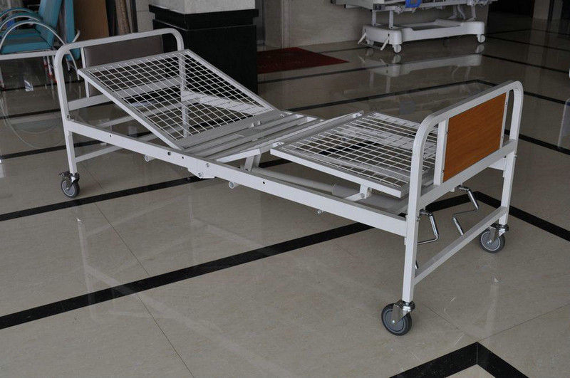 Lit d'hôpital manuel handicapé universel avec le matelas de treillis