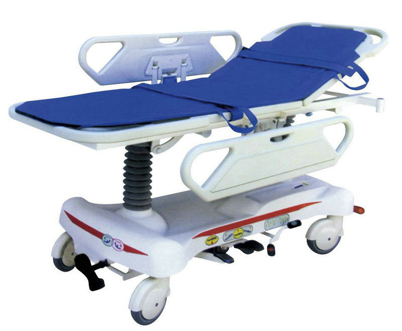 Chariot à civière de patient médical, chariot hydraulique à ambulance