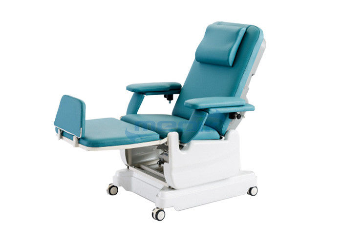 Section médicale électrique de la chaise 4 de Phlebotomy de dialyse de patient sur des roulettes