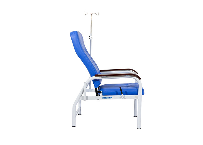 L'unité centrale de meubles d'hôpital écument chaise clinique de l'infusion IV avec l'accoudoir