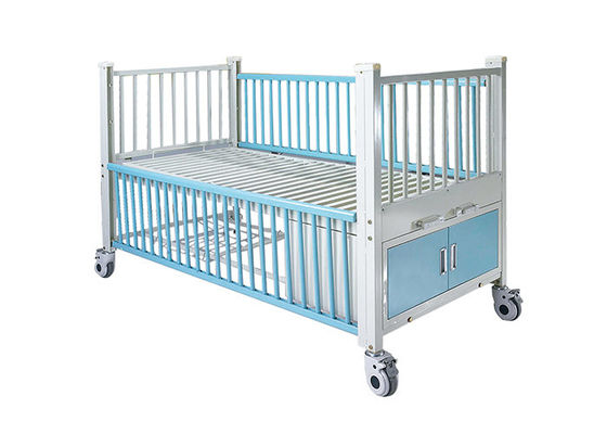 Protection intégrale pédiatrique en acier émaux de lits d'hôpital de rails latéraux