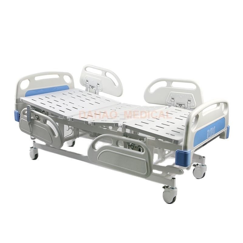 Lit d'hôpital médical fait sur commande de soins d'Icu de fonction du lit 2 en métal de meubles pour des patients