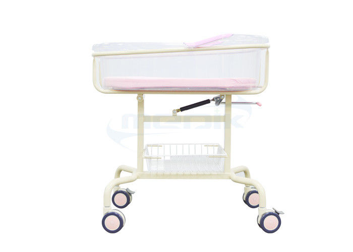 Berceau transparent d'hôpital de bébé de bassin avec l'unité de stockage pour nouveau-né