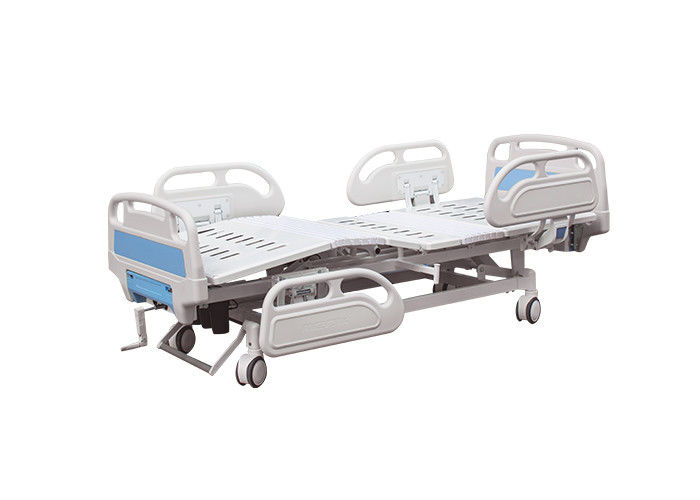 Lit d'hôpital électrique réglable avec les balustrades facultatives d'ABS de couleur