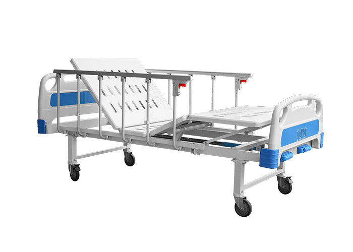 rails latéraux manuels d'alliage d'aluminium de lits d'hôpital d'Anti-âge deux manivelles