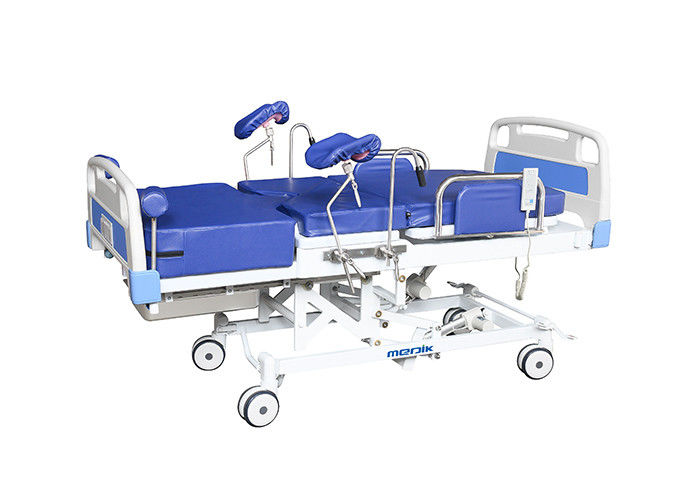 Chaise gynécologique électrique de panneau principal d'ABS pour la maternité, lit de travail motorisé de la livraison