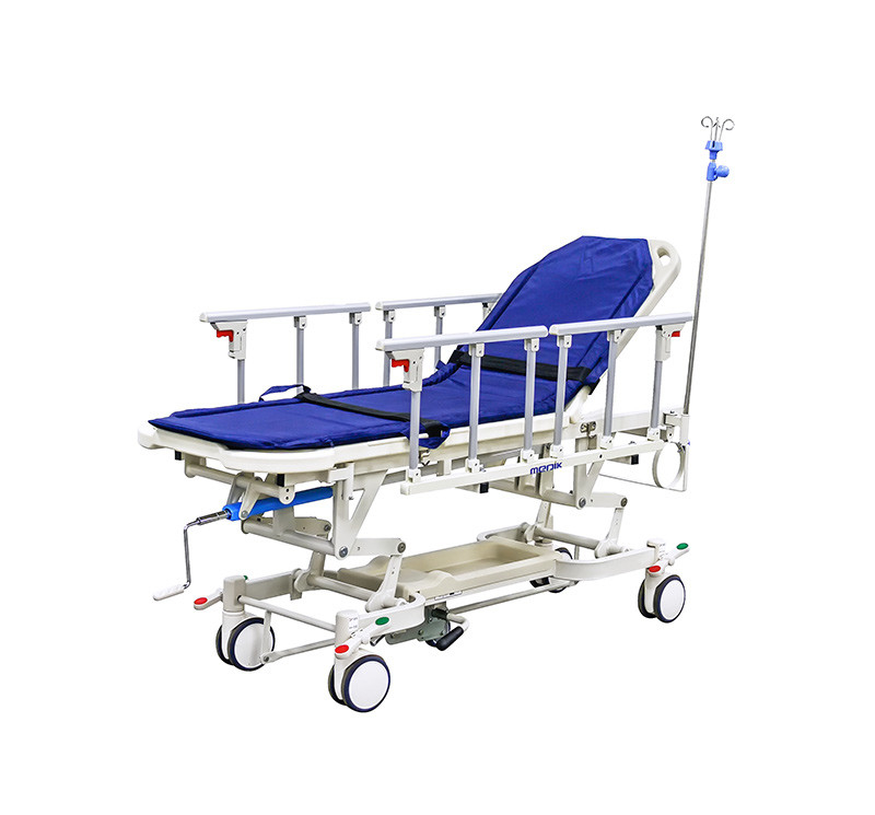Chariot réglable à civière de secours médical de manuel de taille pour le patient