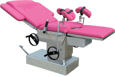 Chaise gynécologique hydraulique médicale pour des femmes avec la roulette 4
